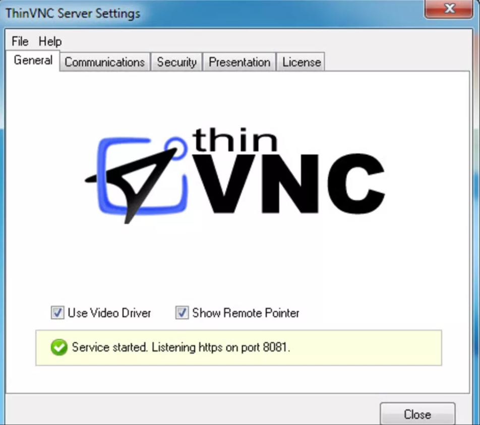 Preview ThinVNC
