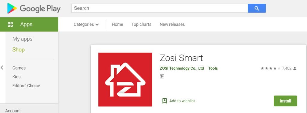Zosi Smart pour PC Windows et MAC Téléchargement gratuit